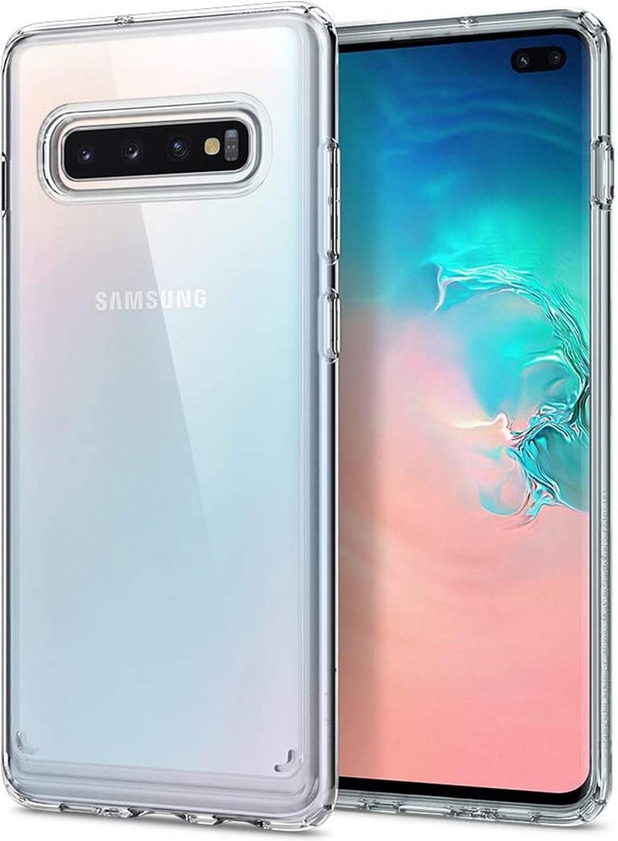 Samsung Galaxy S10 Plus Hoesje - Samsung Galaxy S10 Plus Case - Samsung S10 Plus Hoesje - Samsung S10 Plus Case - Back Cover - Transparant