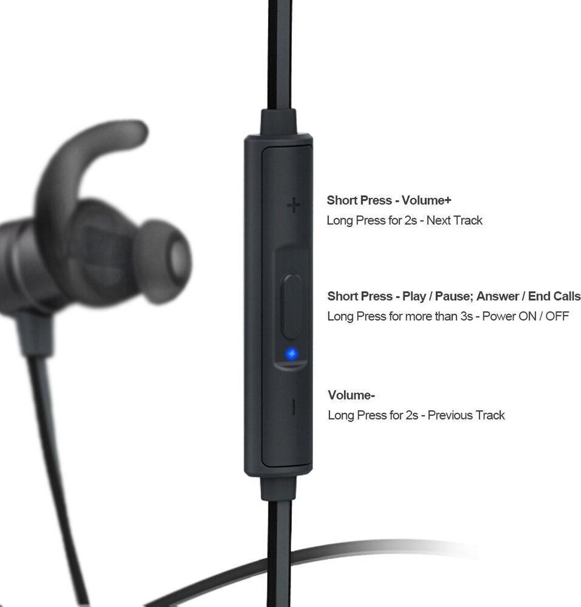 cijfer Iedereen web JBL T280BT - Draadloze Bluetooth In-ear Oordopjes - Zwart | bol.com