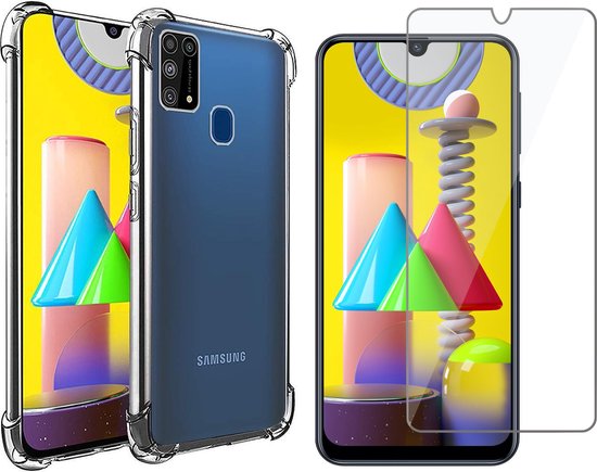 Samsung Galaxy M31 Hoesje - Anti Shock Proof Siliconen Back Cover Case Hoes...  | bol.com