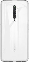 Shop4 - Oppo Reno2 Hoesje - Zachte Back Case Transparant