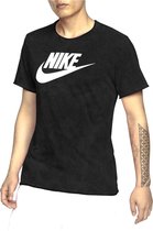Nike Sportshirt - Maat L  - Mannen - zwart,wit
