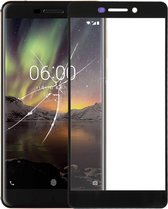 Let op type!! Front Screen Outer Glass Lens for Nokia 6 2018 / 6.1 SCTA-1043 TA-1045 TA-1050 TA-1054 TA-1068(Black)