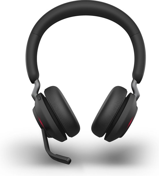 Jabra Evolve2 65 UC Stereo Headset USB-A - UC-gecertificeerd (Zoom, Google Hangout, Avaya, Mitel ...) - Zwart