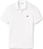Lacoste Black Light Jersey Polo Shirt Heren Sportpolo casual - Maat S  - Mannen - wit