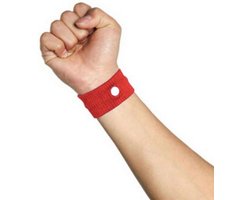 Anti wagenziek misselijkheid bandjes - Anti-Wagenziek Bandjes – Wagenziek Polsband - Rood