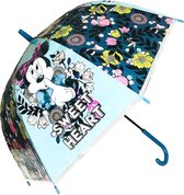 Disney Paraplu Minnie Mouse Meisjes 45 Cm Polylester Blauw/groen