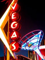 Signs-USA Las Vegas Fremont - Wandbord - 30 x 40 cm