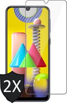 Screenprotector geschikt voor Samsung M31 - Screen Protector Glas - 2 Stuks