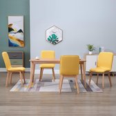 Eetkamerstoelen 4 stuks (Incl LW anti kras viltjes) - Eetkamer stoelen - Extra stoelen voor huiskamer - Dineerstoelen - Tafelstoelen