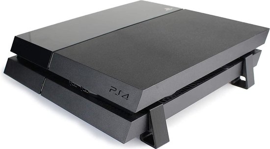 Playstation 4 Original Standaard - PS4 Original Accessoires - Horizontaal houder / voetstuk voor PS4 Original ( 4 stuks ) - Zwart - 3DF