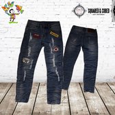 Jongens jeans sticker A1808 134/140 -s&C-134/140-spijkerbroek jongens