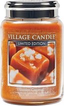 Village Candle Village Geurkaars Golden Caramel | boter zeezout vanille bruine suiker - large jar