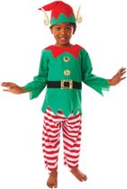 Amscan Kostuum Elf Jongens Polyester Groen/rood 3-5 Jaar