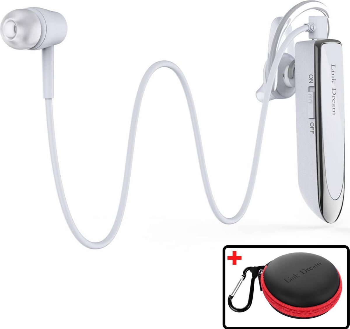 link dream bluetooth headset headset met microfoon draadloze oordopjes 24 uur gesprekstijd