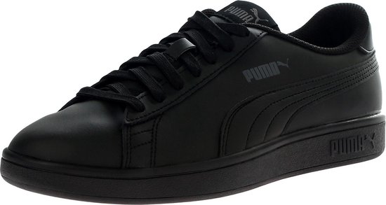 PUMA Smash V2 L Sneakers Unisex - Puma Black / Puma Black - Maat 42