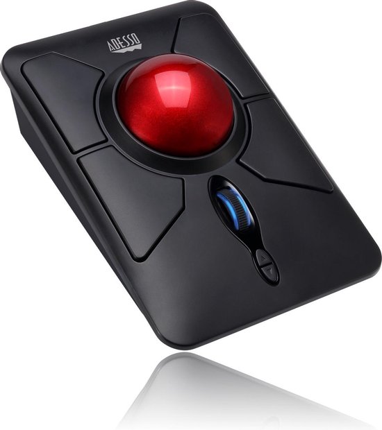 Draadloos Programmeerbare Ergonomische Trackball Muis