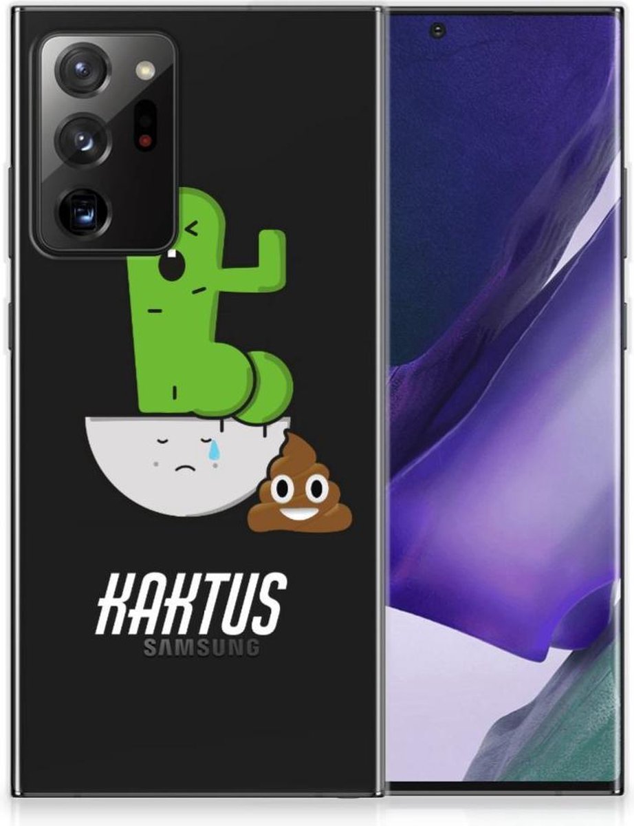 Samsung Galaxy Note20 Ultra Telefoonhoesje met Naam Cactus Poo