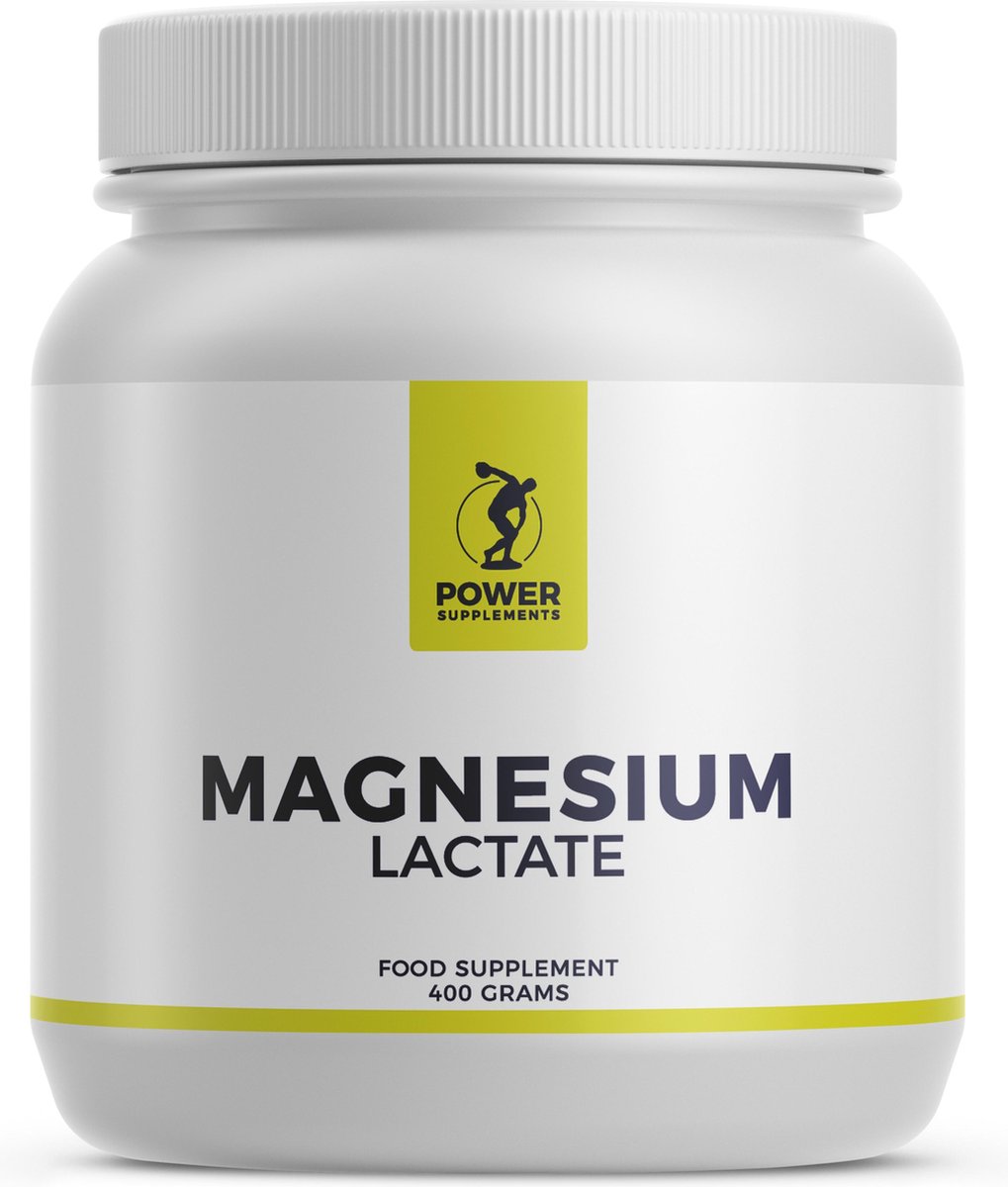 Goedkoopste Power Supplements - Magnesiumlactaat - 400 gram - Poeder