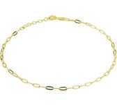 Glams Enkelbandje Anker 2,4 mm 24 + 2 cm - Zilver