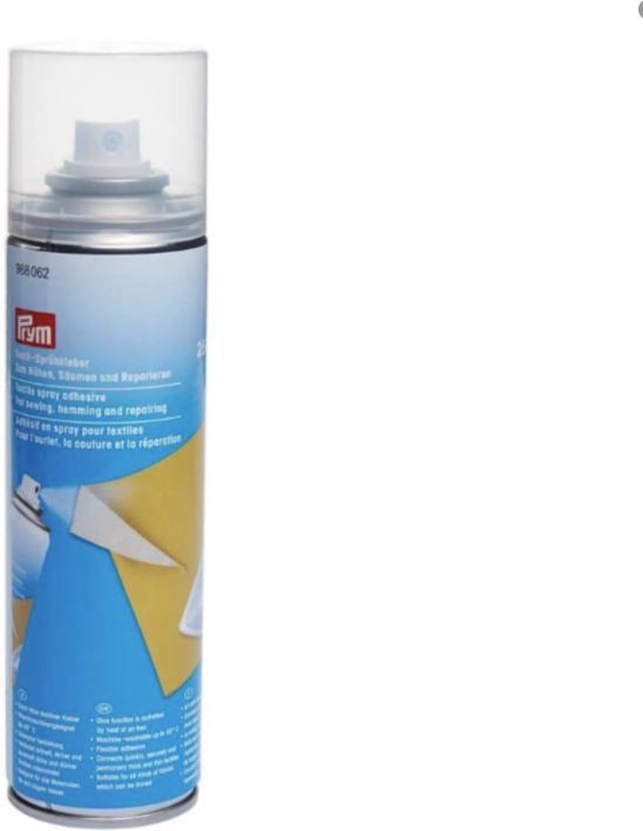 lassen Onderzoek shuttle Prym Textiel lijm spray klevend 250ml | bol.com
