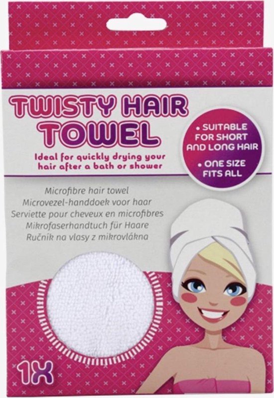Verdorren uitspraak ongebruikt Twisty Hair Towel | Microvezel haarhanddoek | Spa & Sauna essential |  Sneldrogende... | bol.com