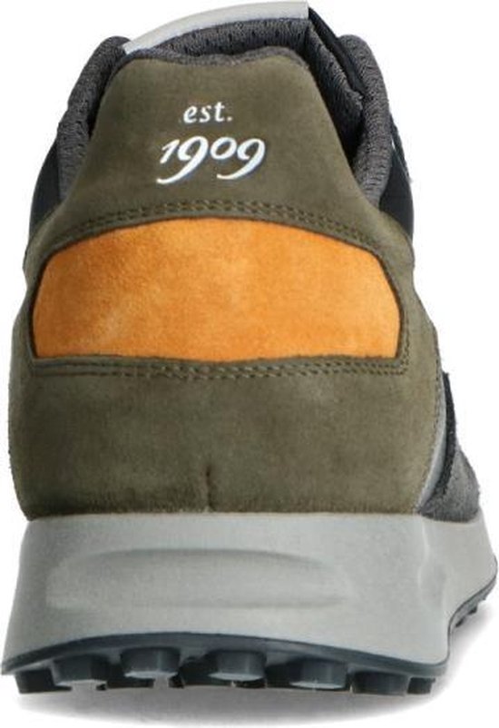 Sacha - Heren - Donkergroene leren sneakers - Maat 40 | Bestel nu!