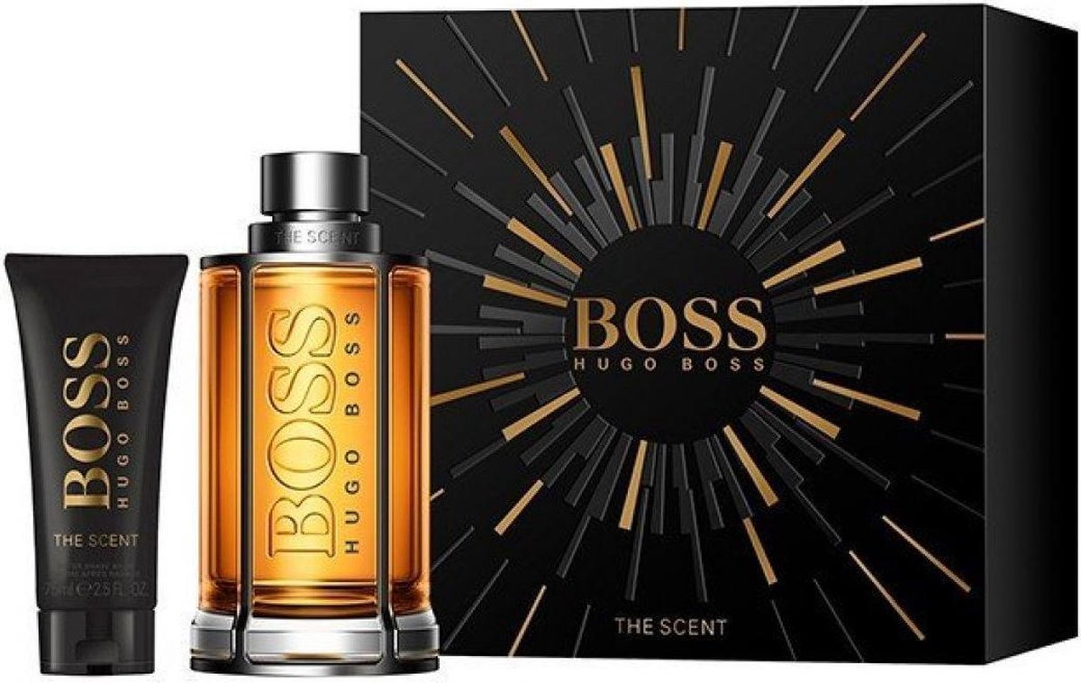 Набор boss. Hugo Boss the Scent 200. Подарочный набор Hugo Boss the Scent. Boss the Scent Eau de Toilette. Hugo Boss the Scent гель для душа.