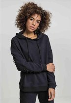 Urban Classics Hoodie/trui -L- Laced-Up Zwart