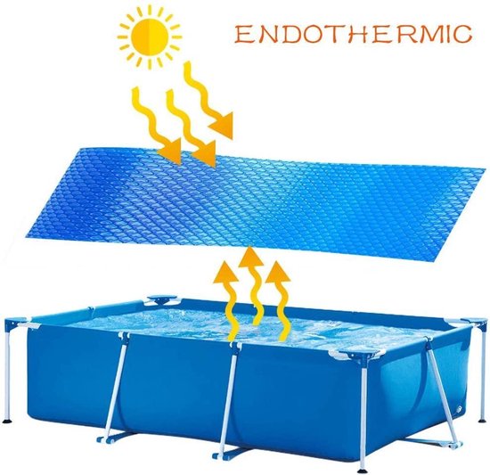 Conciërge hout vervorming BJJH Zwembad Solar Cover 200x300 cm tbv INTEX | bol.com