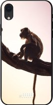 iPhone Xr Hoesje TPU Case - Macaque #ffffff