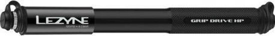 Lezyne Grip Drive HP Small - Minipomp - Aluminium - Presta/Schrader Ventiel - Zwart