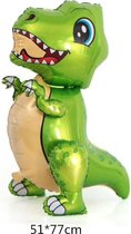 Grote ballon van Dinosaurus (T-Rex) Groen (31254)