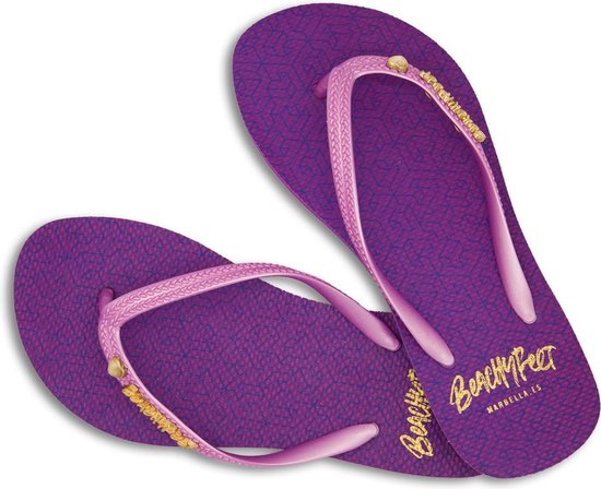 BeachyFeet slippers - Pasión Púrpura (maat 37/38)