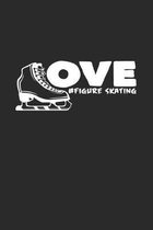 Love figure skating: 6x9 Figure Skating - grid - squared paper - notebook - notes