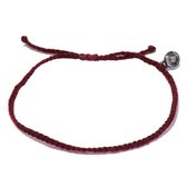 Chibuntu® - Bordeaux Rode Armband Heren - Original armbanden collectie - Mannen - Armband (sieraad) - One-size-fits-all