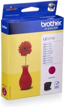 Brother LC121M - Magenta - origineel - blister - inktcartridge - voor Brother DCP-J100, J105, J132, J152, J552, J752, MFC-J245, J470, J650, J870