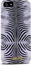 Puro Cover JUST CAVALLI iPhone5, Zebra, zilver