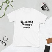 T-shirt Quarantine Survivor #momlife L Wit