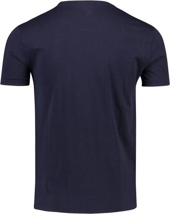 Donkerblauw T-shirt van Polo Ralph Lauren, achterkant.