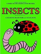 Coloring Book for 4-5 Year Olds (Insects)