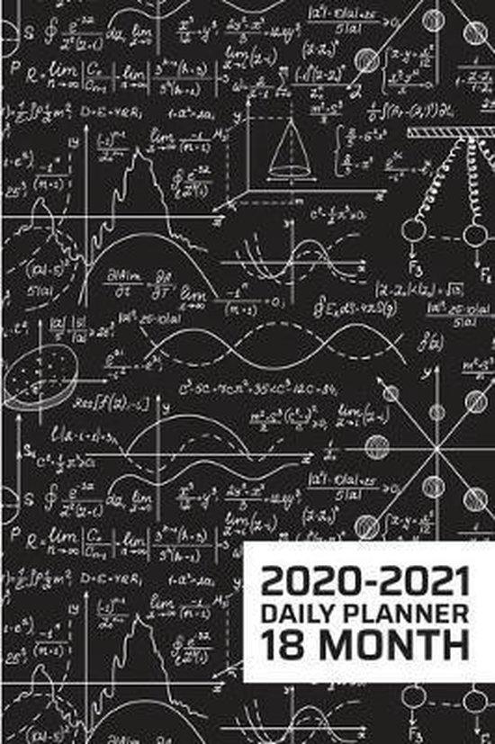 18 Month Daily Planner 2020 2021 Smart Student Science Tech 