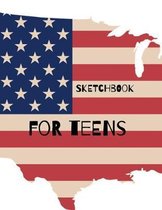 Sketchbook for teens: sketch draw scribble design a sketchbook for growing minds