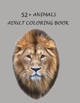 52+ Animal Adult coloring book