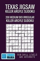 Texas Jigsaw Killer Argyle Sudoku: 200 Medium 9x9 Irregular Killer Argyle Sudoku