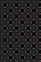 Geometric Pattern Cover Blank-Lined Journal Notebook Vol.16