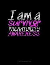 I Am A Survivor Prematurity Awareness: Unruled Composition Book