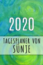 2020 Tagesplaner von S�nje: Personalisierter Kalender f�r 2020 mit deinem Vornamen