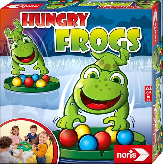 Noris - Hungry Frogs - 2 tot 4 spelers - vanaf 4 jaar