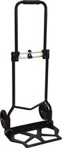 Bol.com Opvouwbare steekwagen - mat zwart- max. belasting 70KG aanbieding