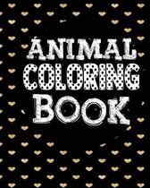 Animal Coloring Book: Coloring Notebook for Everyone, Adults, Teenagers, Older Kids, Boys, & Girls, (Practice for Stress Relief & Relaxation